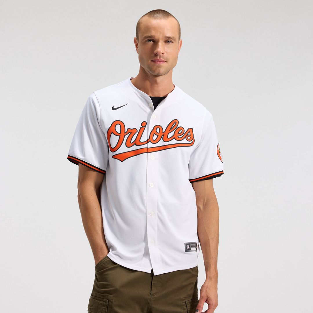 Baltimore Orioles Nike White Authentic MLB baseball jersey