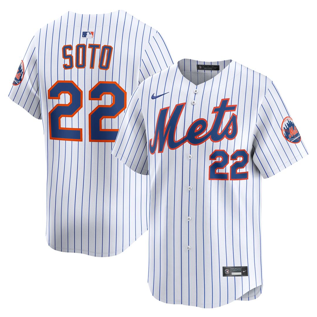 New York Mets Nike White Authentic MLB baseball jersey