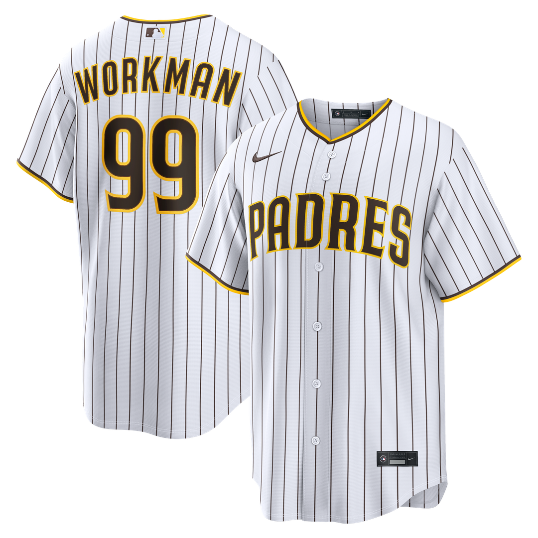 San Diego Padres Nike White Replica MLB baseball jersey