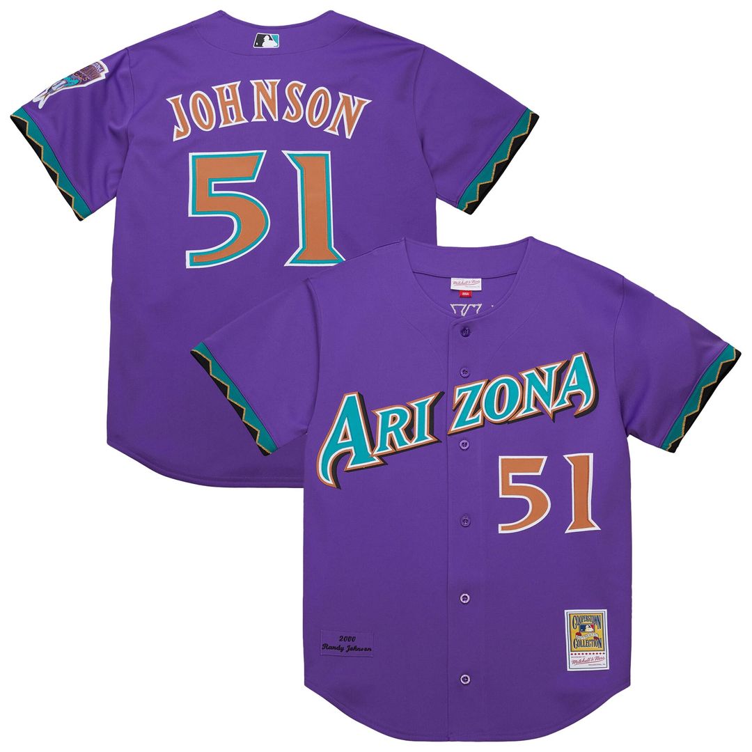 Arizona Diamondbacks Mitchell & Ness Authentic Jersey Purple