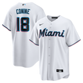 Miami Marlins Nike White Replica MLB baseball jersey