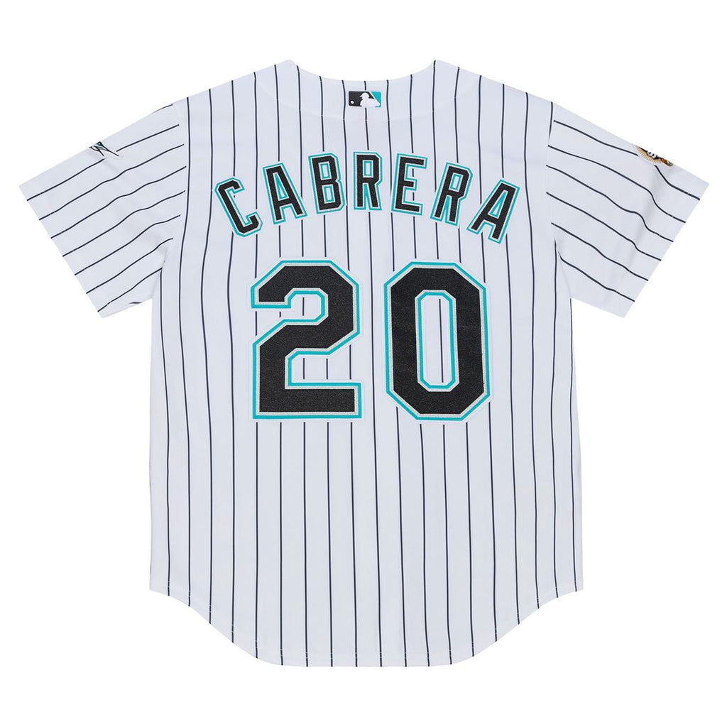 Florida Marlins Mitchell & Ness Authentic Jersey White