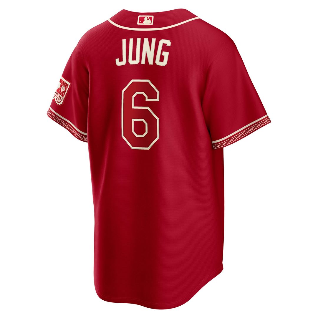Texas Rangers Nike Jersey Red