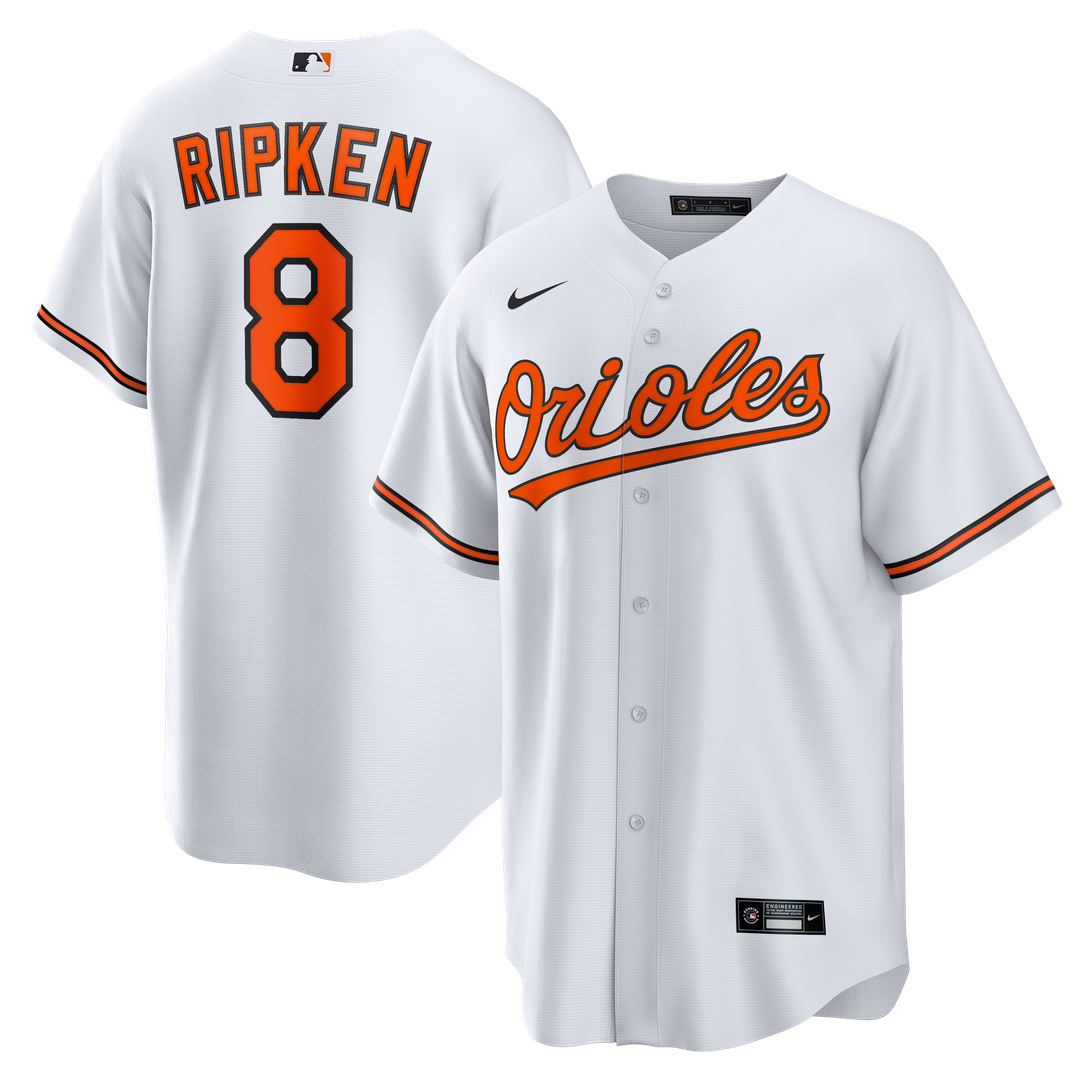 Baltimore Orioles Nike White Replica MLB baseball jersey