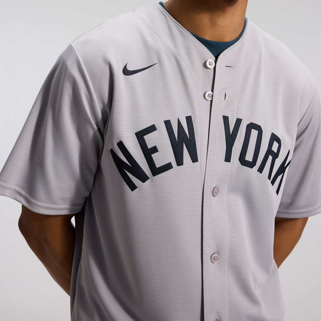 New York Yankees Nike Replica Jersey Gray