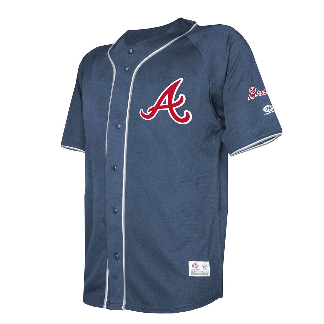 Atlanta Braves Stitches Jersey Navy