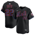 New York Mets Nike Authentic Jersey Black