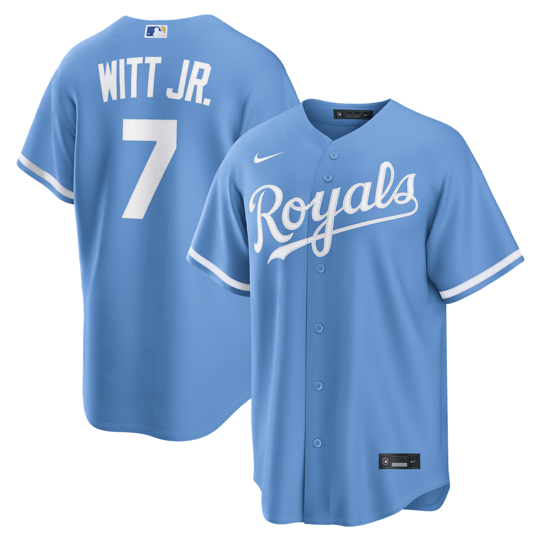 Kansas City Royals Nike Replica Jersey Gray