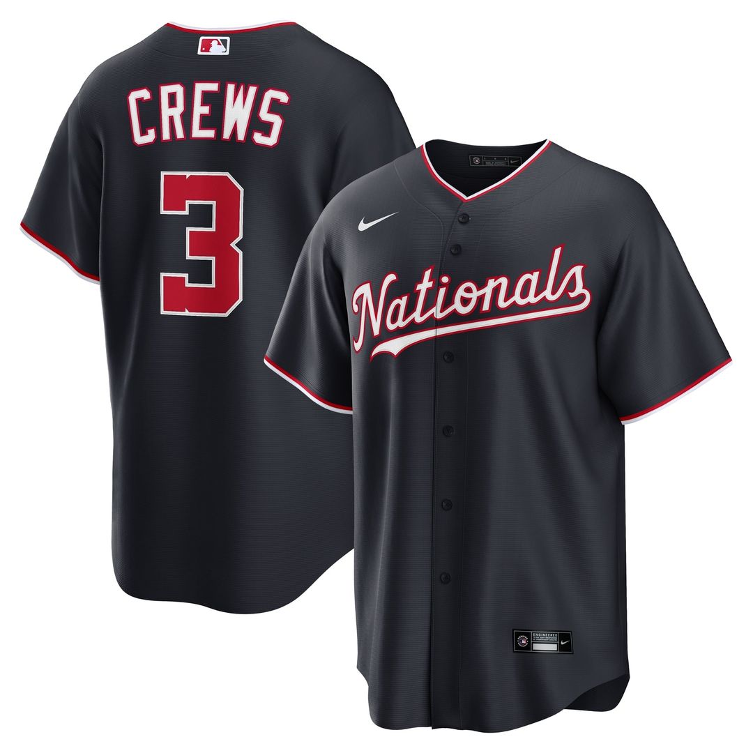 Washington Nationals Nike Replica Jersey Navy