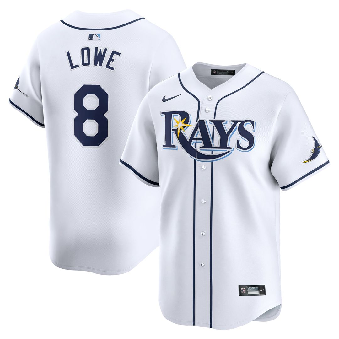 Tampa Bay Rays Nike White MLB baseball jersey