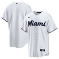 Miami Marlins Nike White Replica MLB baseball jersey