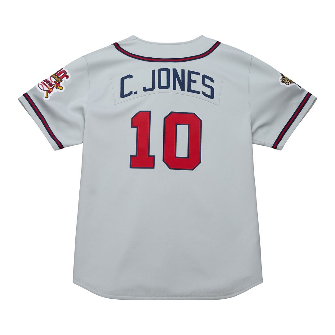 Atlanta Braves Mitchell & Ness Authentic Jersey Gray