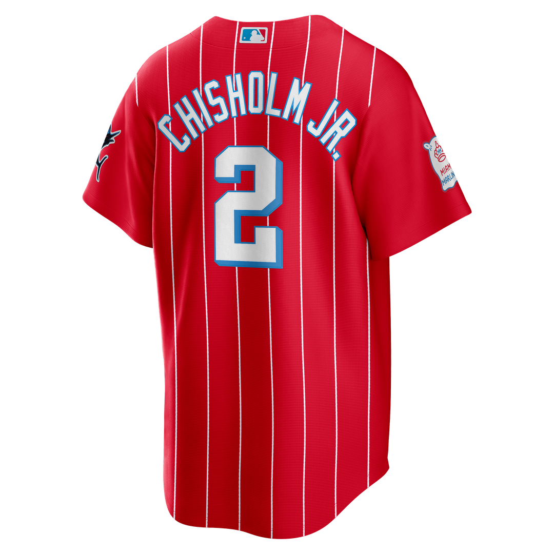 Miami Marlins Nike Replica Jersey Red