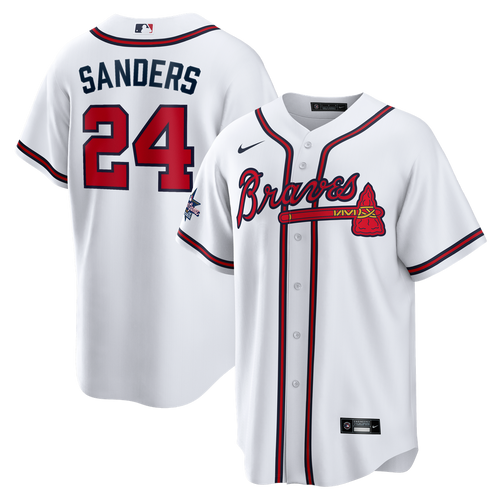 Atlanta Braves Nike White Replica MLB baseball jersey