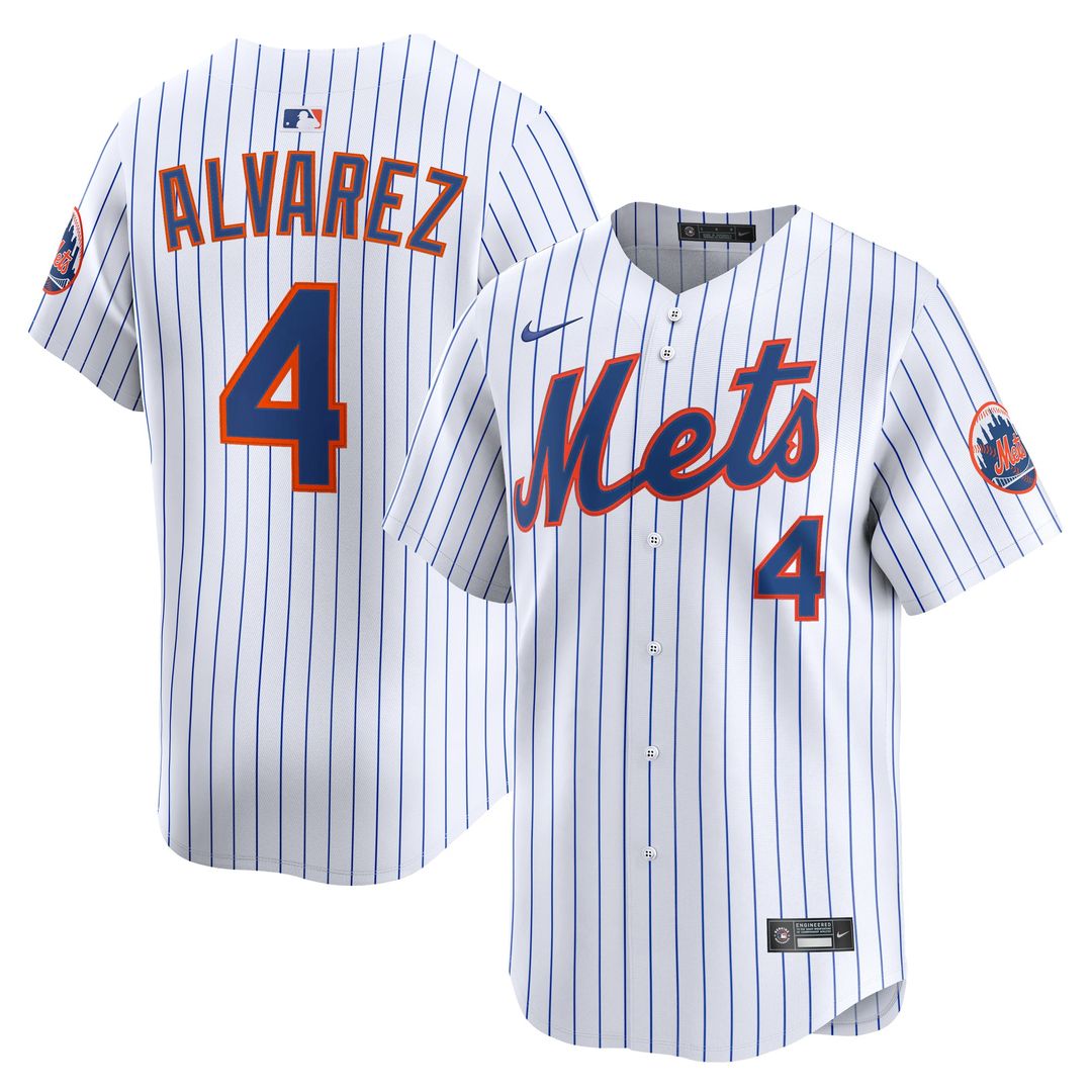 New York Mets Nike White Authentic MLB baseball jersey