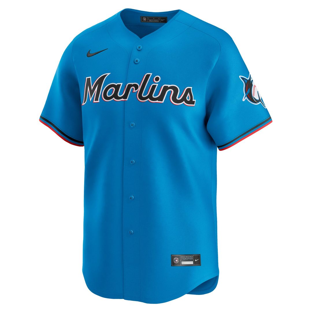 Miami Marlins Nike Authentic Jersey Blue