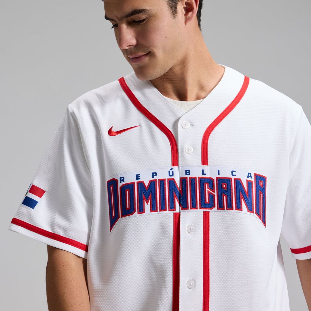 Dominican Republic Baseball Nike Jersey White