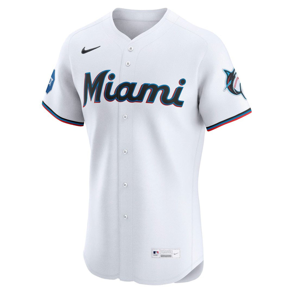 Miami Marlins Nike Authentic Jersey White