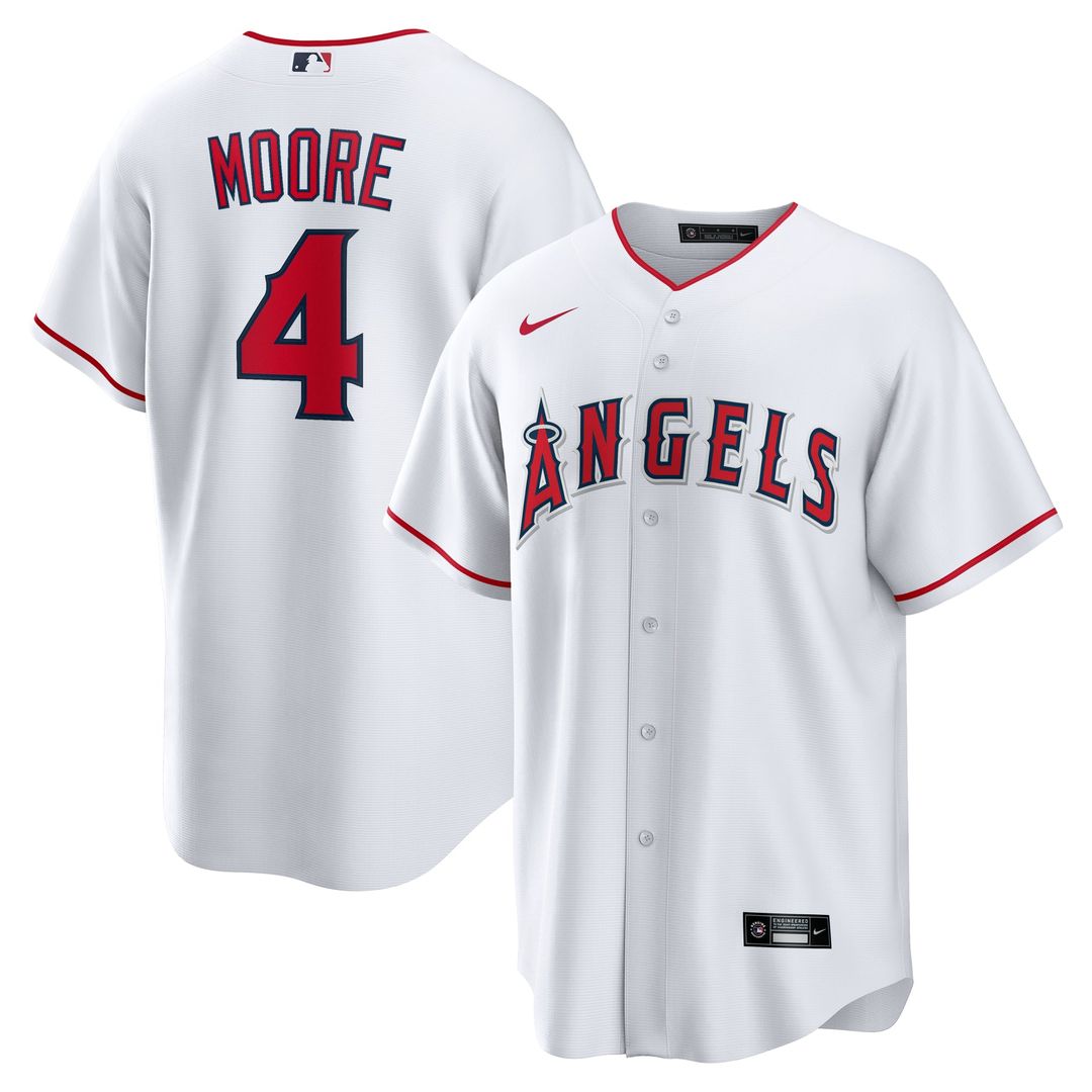 Los Angeles Angels Nike White Replica MLB baseball jersey