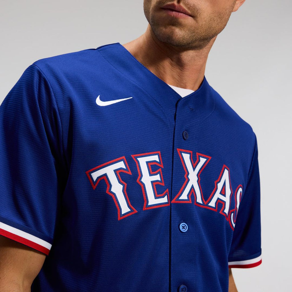Texas Rangers Nike Replica Jersey Gray