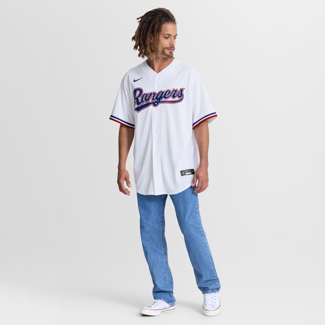Texas Rangers Nike Replica Jersey White