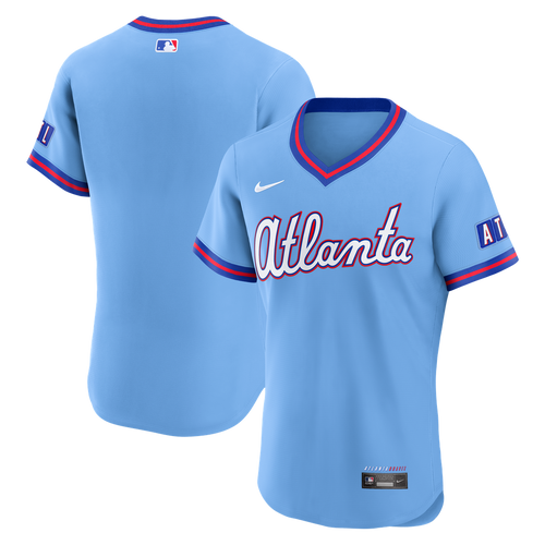 Atlanta Braves Nike Blue Authentic MLB baseball jersey