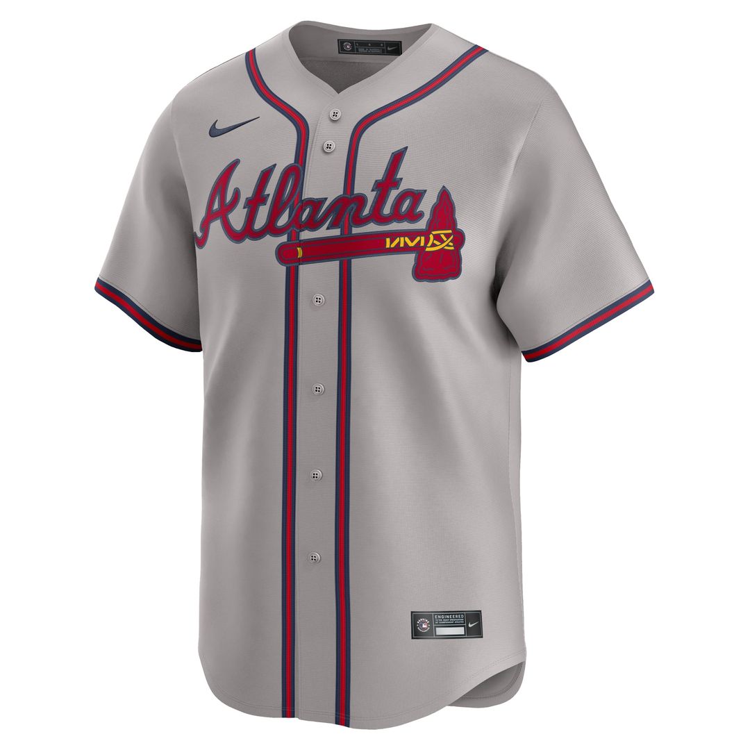 Atlanta Braves Nike Authentic Jersey Gray