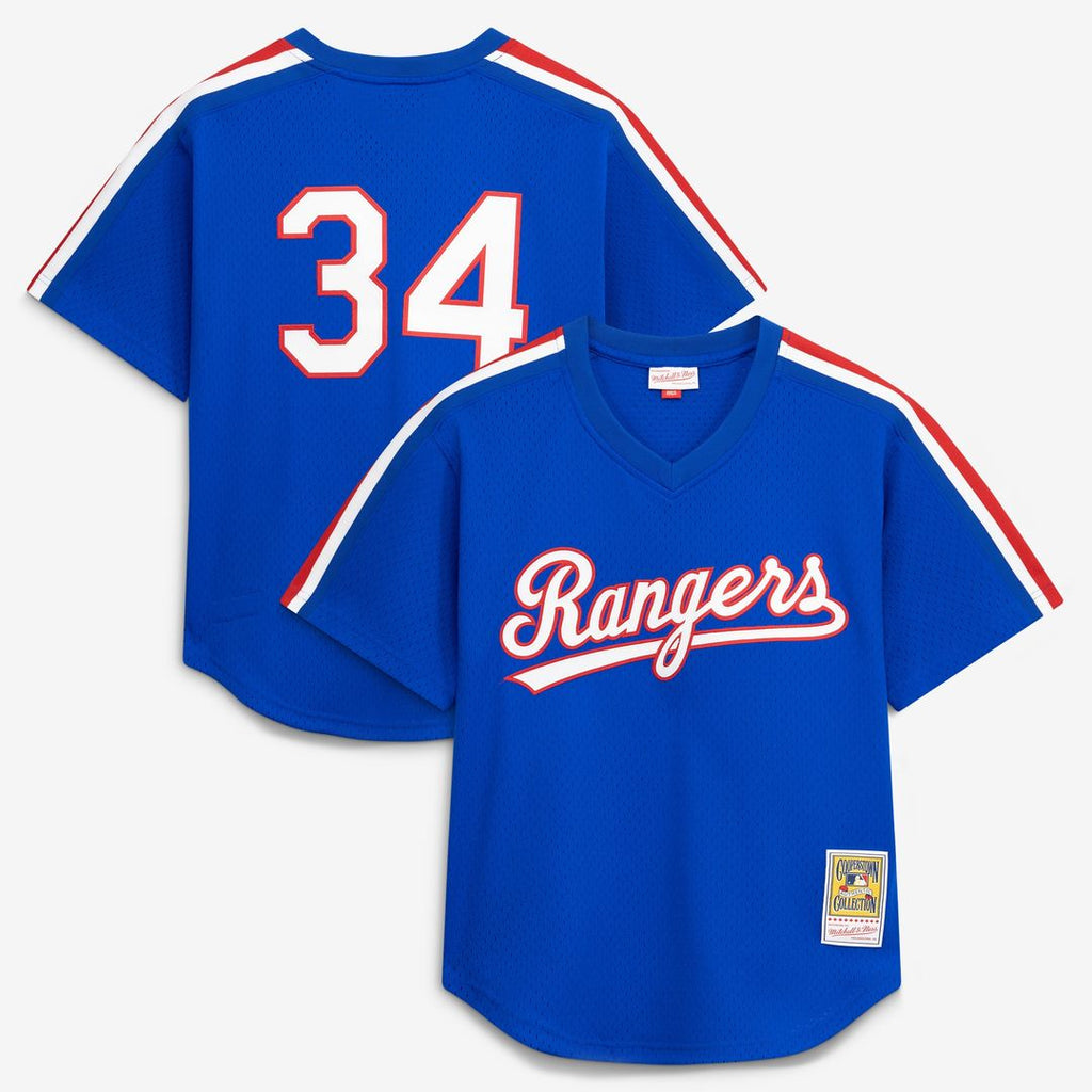 Texas Rangers Mitchell & Ness Royal Authentic MLB baseball jersey
