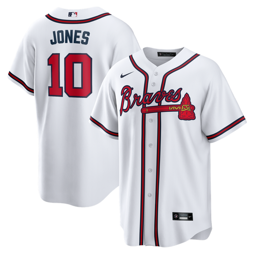 Atlanta Braves Nike White Replica MLB baseball jersey