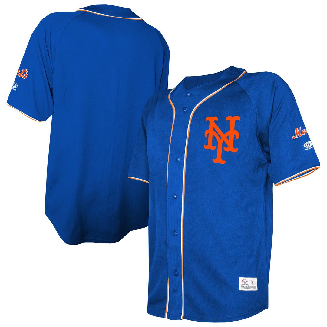 New York Mets Stitches Royal MLB baseball jersey