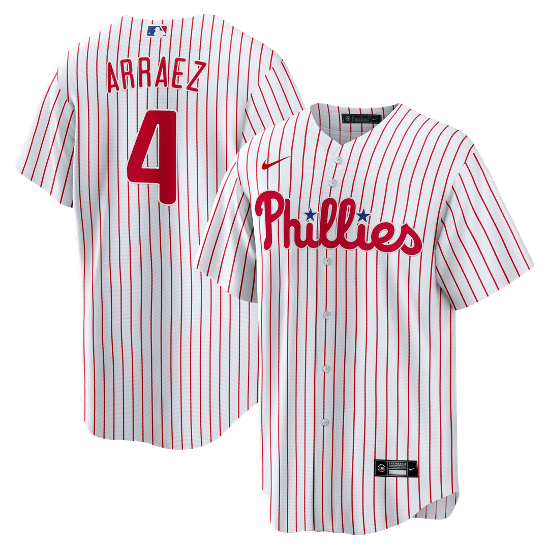 Philadelphia Phillies Nike White Replica MLB baseball jersey