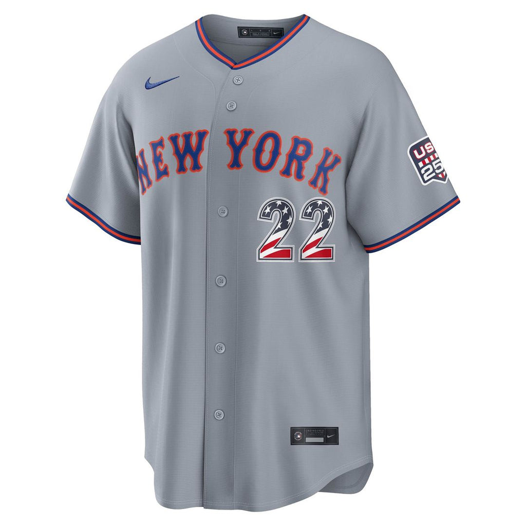 New York Mets Nike Jersey Gray