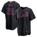 New York Mets Nike Replica Jersey Black