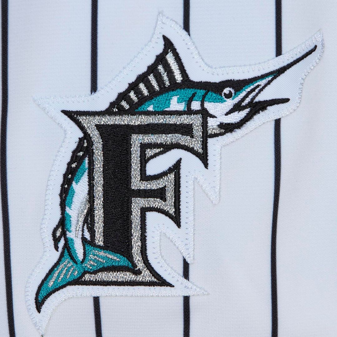 Florida Marlins Mitchell & Ness Authentic Jersey White