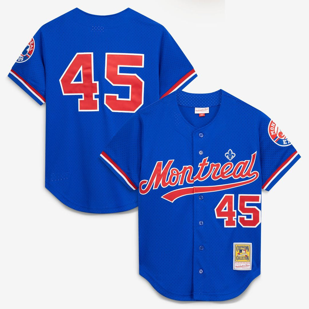 Montreal Expos Mitchell & Ness Blue MLB baseball jersey
