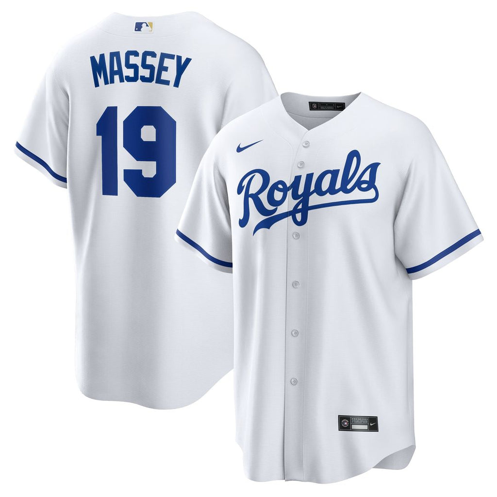 Kansas City Royals Nike White Replica MLB baseball jersey