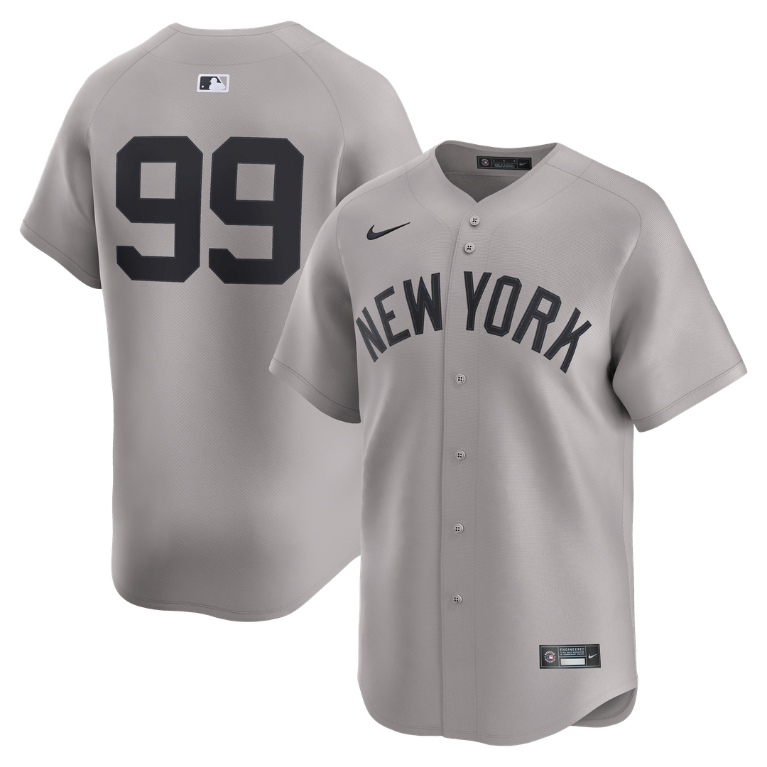 New York Yankees Nike Gray Authentic MLB baseball jersey