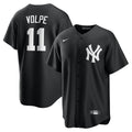 New York Yankees Nike Black Replica MLB baseball jersey