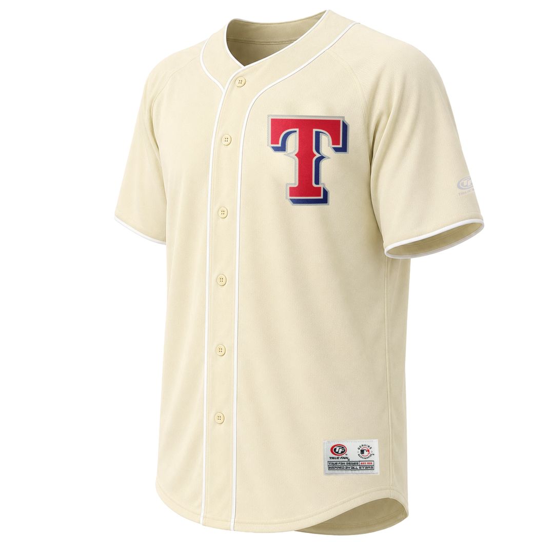 Texas Rangers Stitches Authentic Jersey Cream