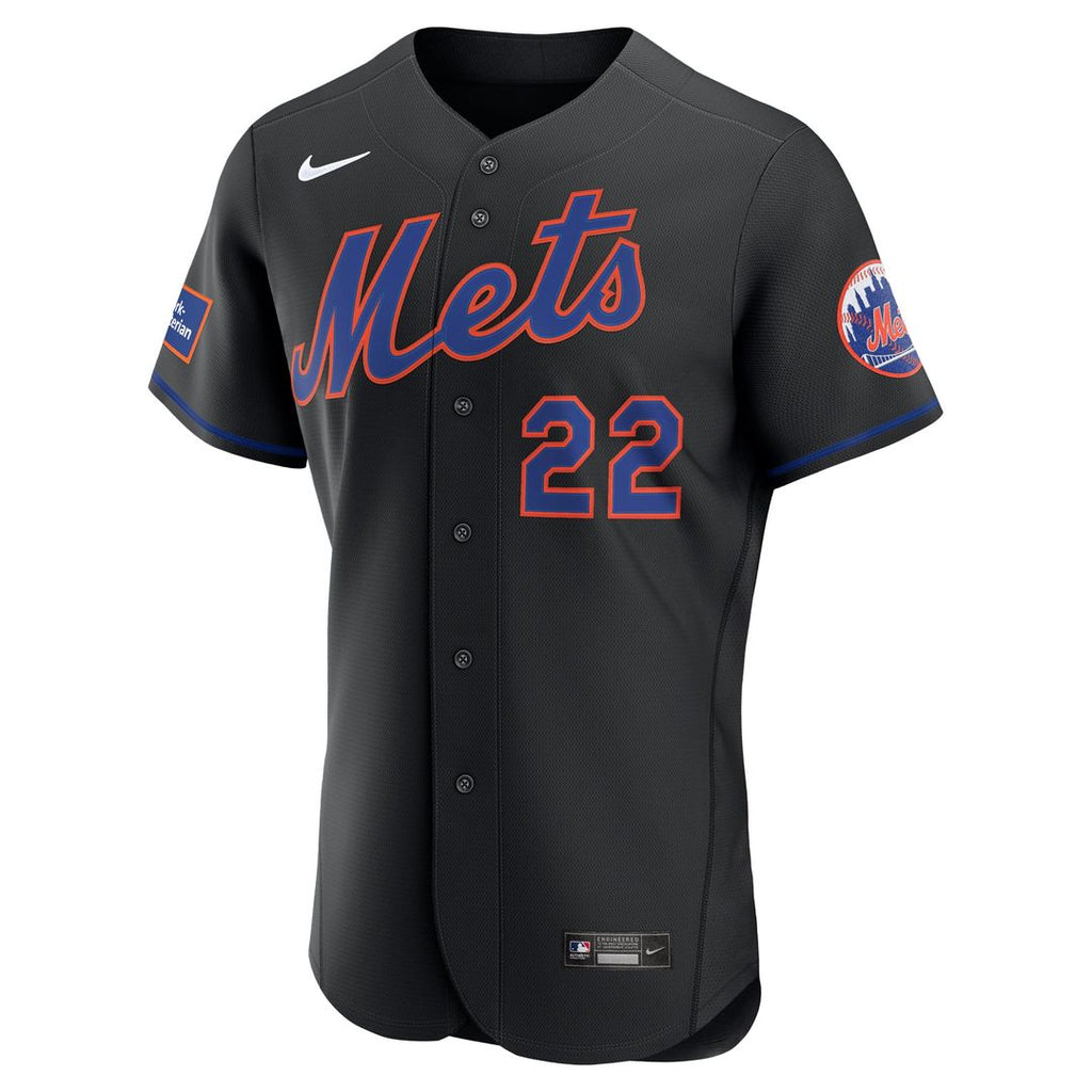 New York Mets Nike Authentic Jersey Black