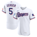 Texas Rangers Nike White Authentic MLB baseball jersey
