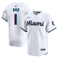 Miami Marlins Nike White Authentic MLB baseball jersey