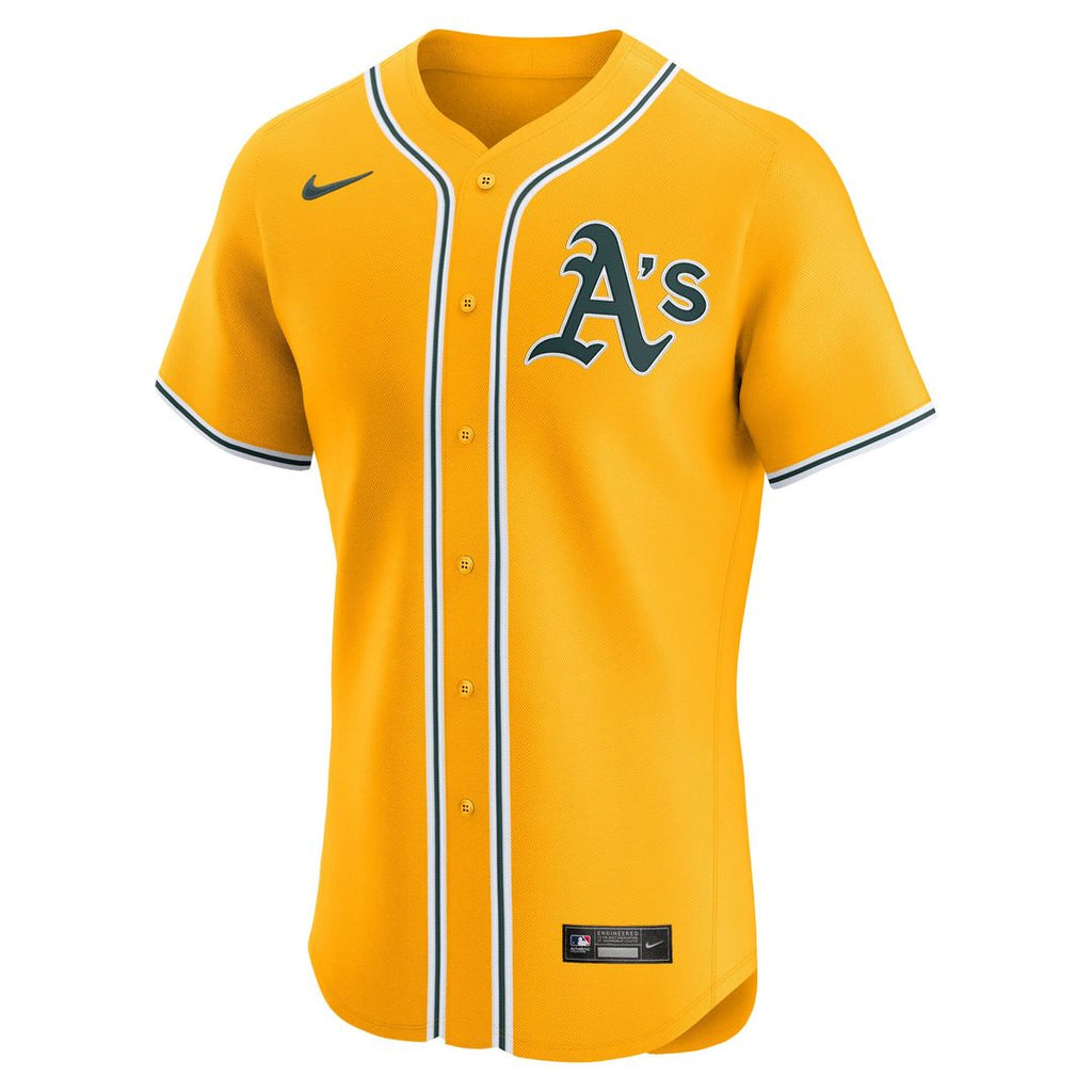 Athletics Nike Authentic Jersey Gold