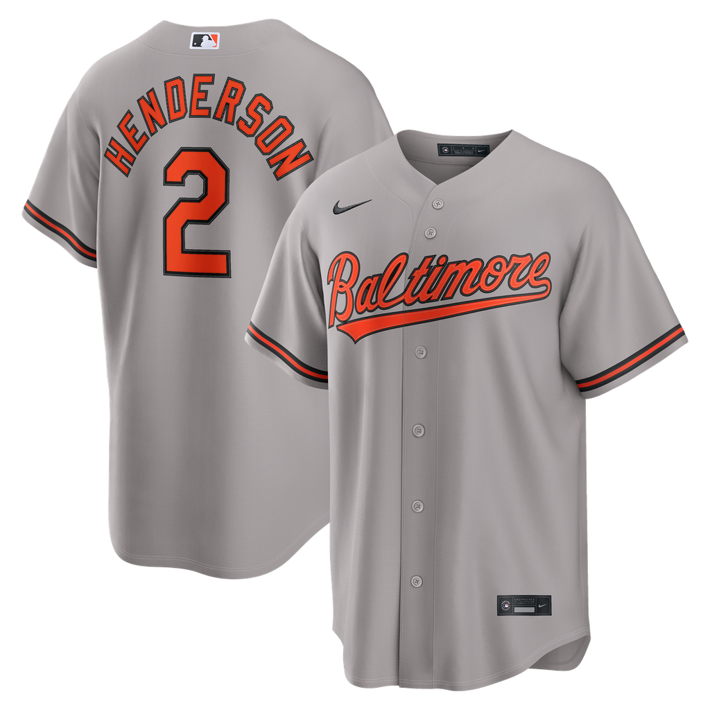 Baltimore Orioles Nike Gray Replica MLB baseball jersey