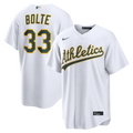 Athletics Nike White Replica MLB baseball jersey