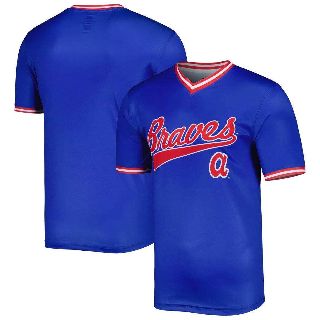 Atlanta Braves Stitches Royal MLB baseball jersey