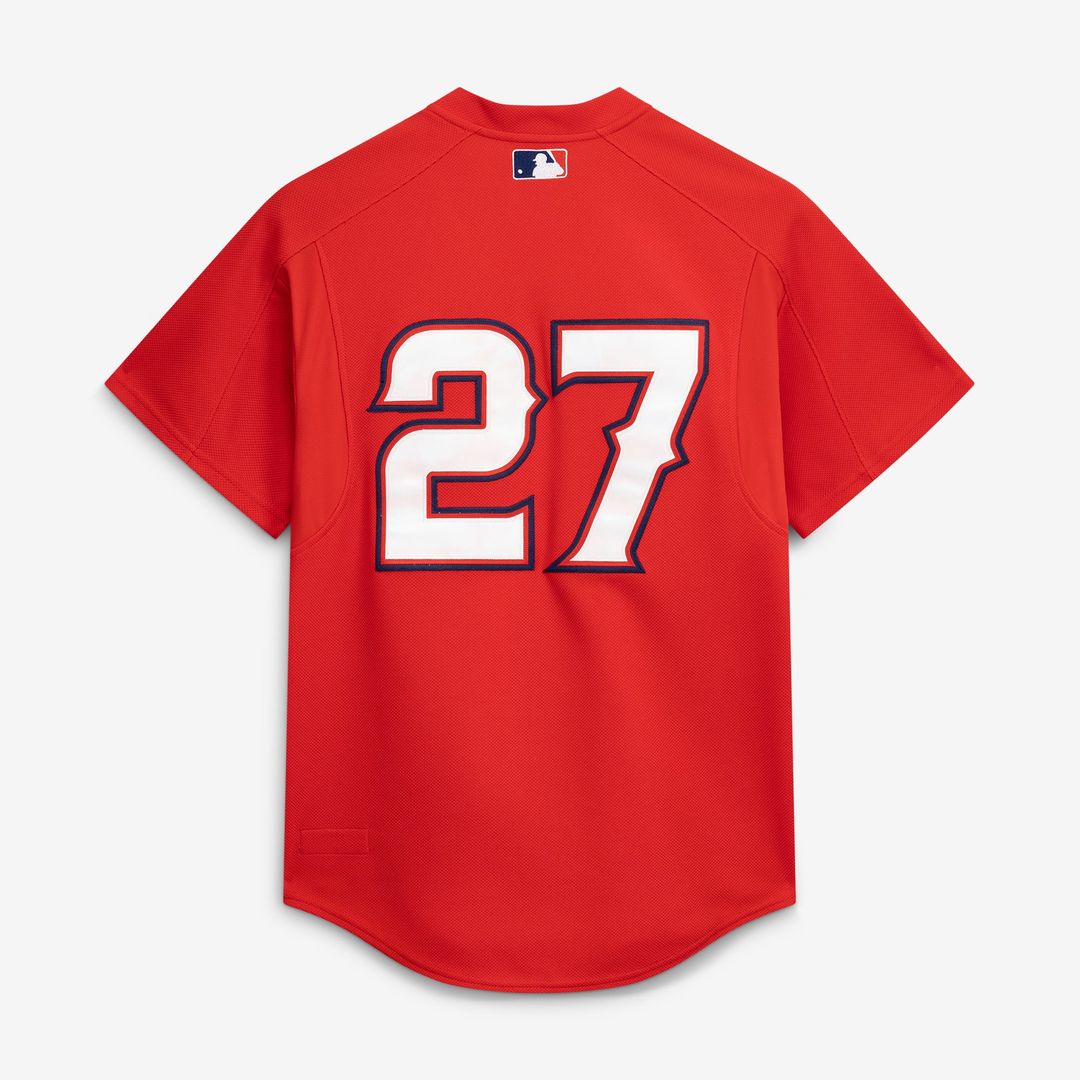 California Angels Mitchell & Ness Authentic Jersey Red