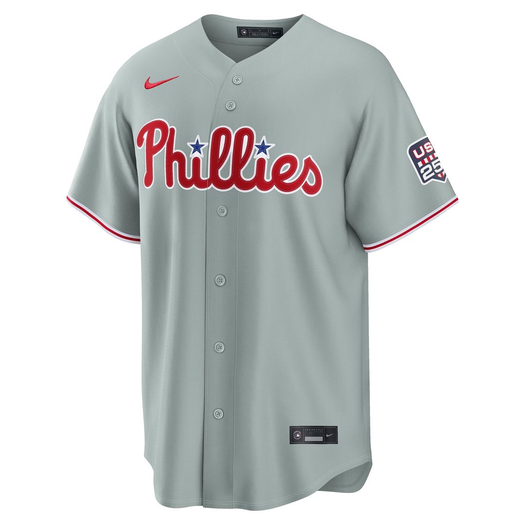 Philadelphia Phillies Nike Jersey Gray