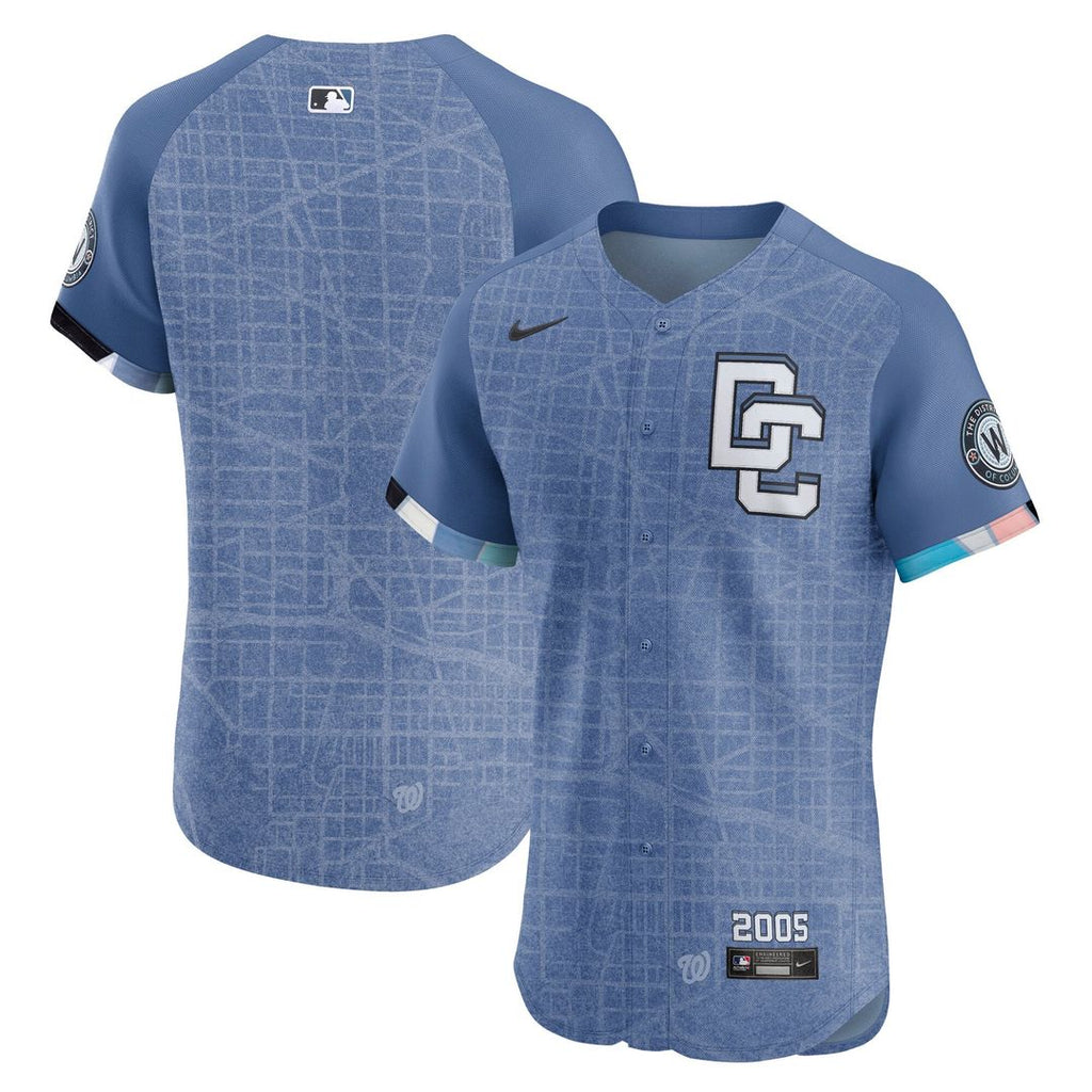 Washington Nationals Nike Blue MLB baseball jersey