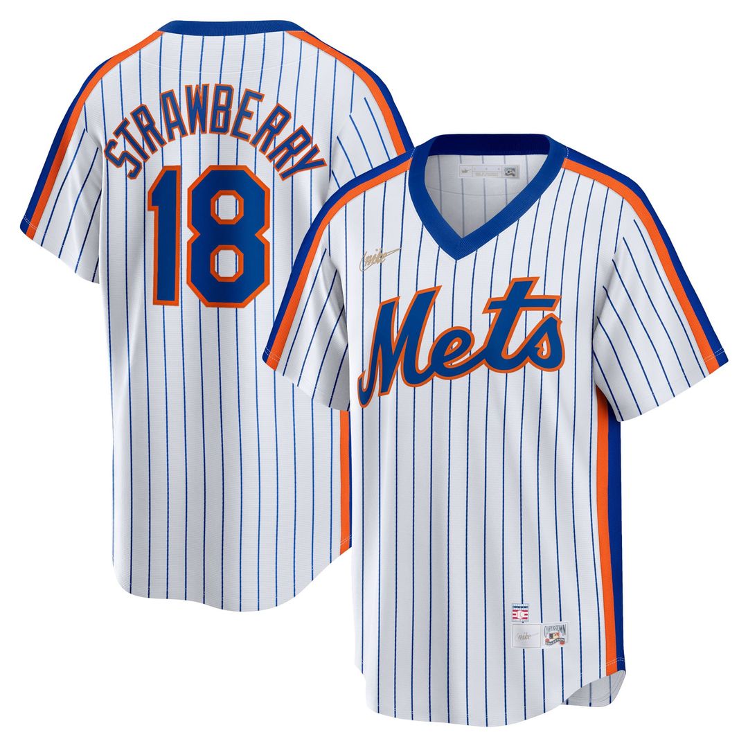 New York Mets Nike White Replica MLB baseball jersey